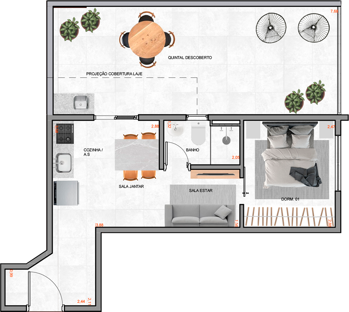 Planta 5˚ pav
