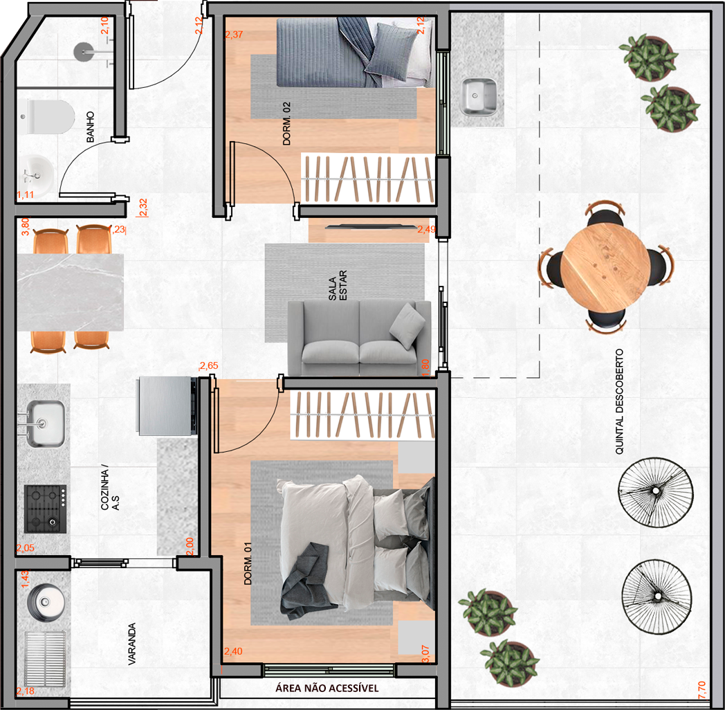 Planta 4˚pav