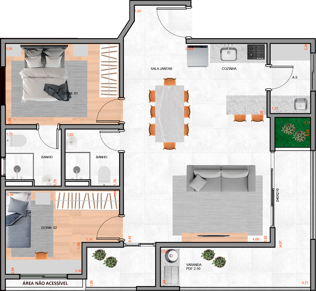 Planta 12˚pav